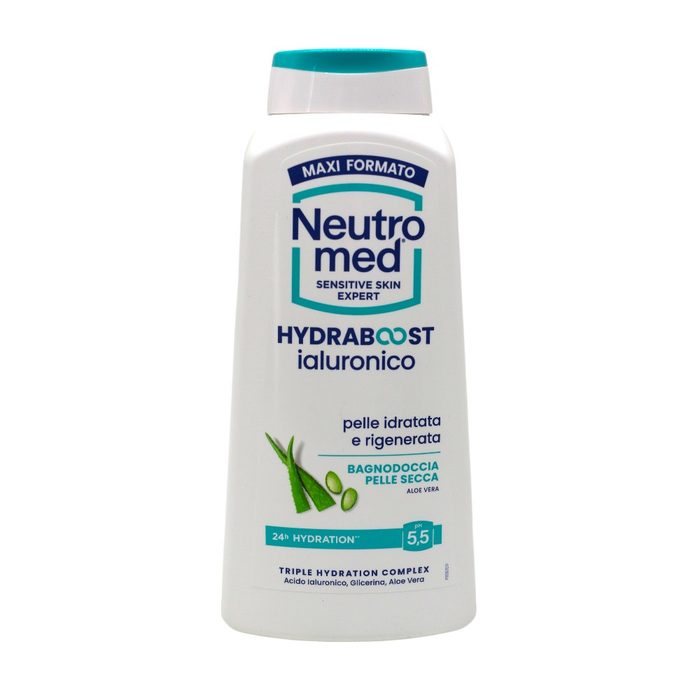 Гель для душу для сухої шкіри Neutromed Hydraboost "Алое Вера" pH 5,5 600 мл